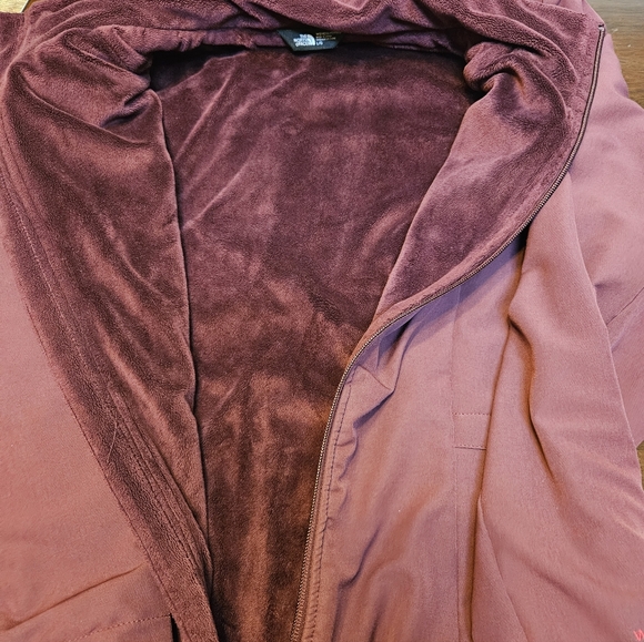 The North Face Shelbe Raschel Maroon pre-owned Womens L - Picture 4 of 10